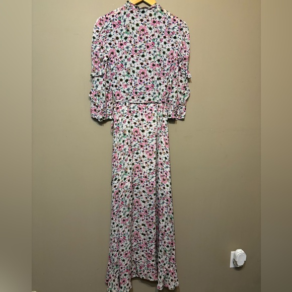 BERENICE PARIS Reece Dress Venice Beach, Boho Floral Wrap Maxi Hi-Low - Picture 4 of 14